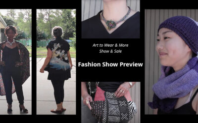 Fashion show preview for Art to Wear & More Show & Sale